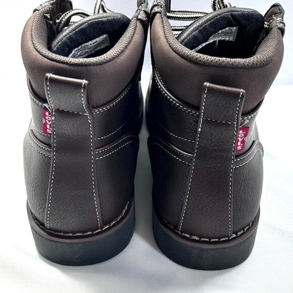 Levi's Men's Dean Boots Cushion Insole Rubber Outsole Brown US 9.5M - No Box - Picture 10 of 10
